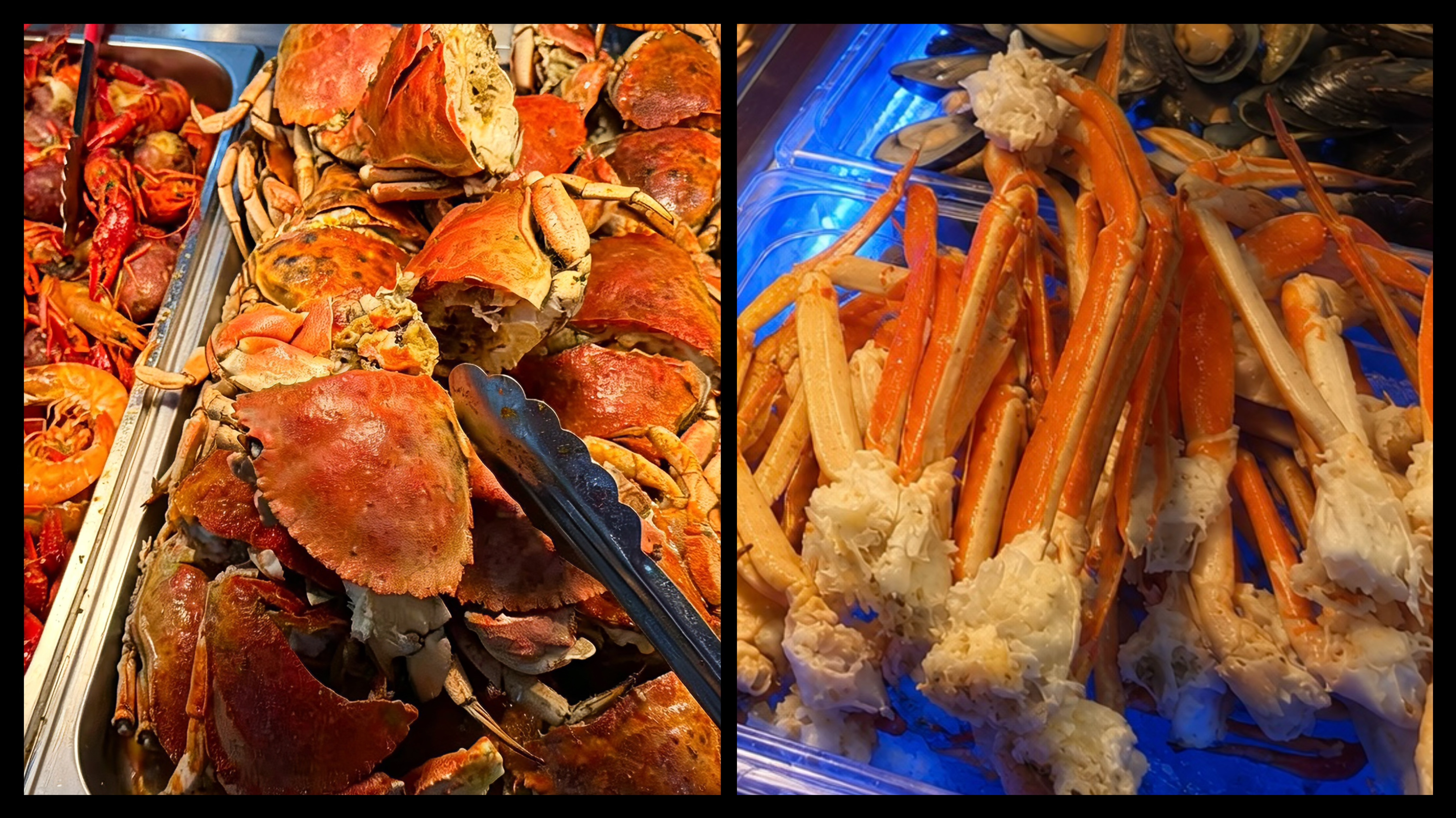 Crab Selection at Shiki Buffet - Tinley Park